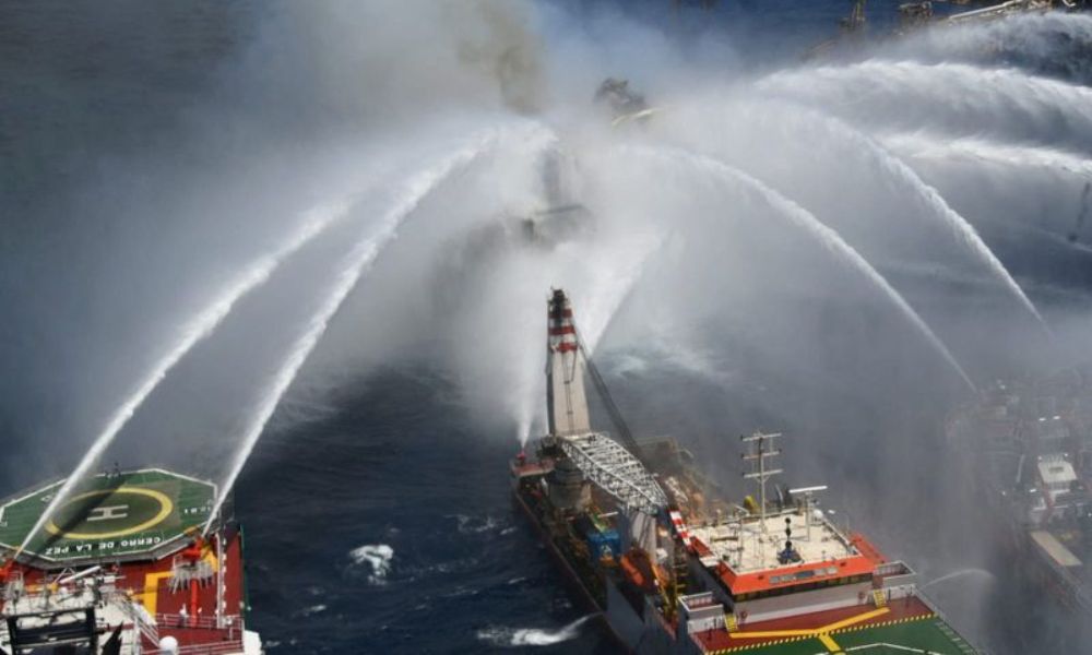 Mexican Pemex estimates platform fire shut in 700,000 barrels of oil